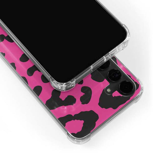 Rosy Leopard Galaxy S24 Plus Clear Case